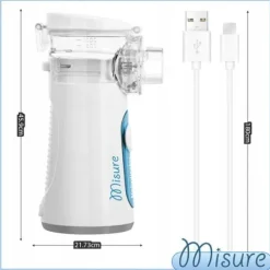 Inhalator Nebulizator Siateczkowy Przenośny Misure MI-MESH z Akumulatorem