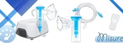 INHALATOR NEBULIZATOR TŁOKOWY DLA DZIECI I DOROSŁYCH 2 MASKI FILTRY GRATIS