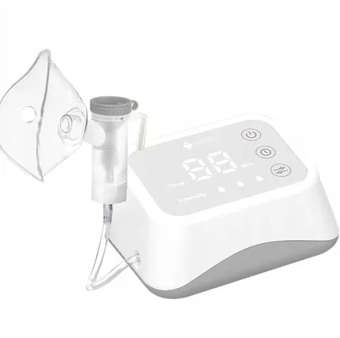 INHALATOR NEBULIZATOR TŁOKOWY DLA DZIECI I DOROSŁYCH, CICHY,PRZENOŚNY,LEKKI
