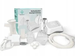 INHALATOR NEBULIZATOR TŁOKOWY DLA DZIECI I DOROSŁYCH, CICHY,PRZENOŚNY,LEKKI