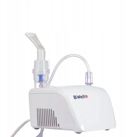 INHALATOR NEBULIZATOR TŁOKOWY KOMPRESOROWY B.WELL DLA DZIECI I DOROSŁYCH