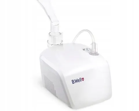 INHALATOR NEBULIZATOR TŁOKOWY KOMPRESOROWY B.WELL DLA DZIECI I DOROSŁYCH