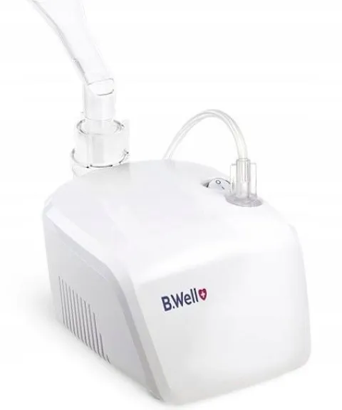 INHALATOR NEBULIZATOR TŁOKOWY KOMPRESOROWY B.WELL DLA DZIECI I DOROSŁYCH