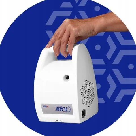INHALATOR NEBULIZATOR TŁOKOWY DLA DZIECI DOROSŁYCH FLAEM 4NEB 4POZIOMY