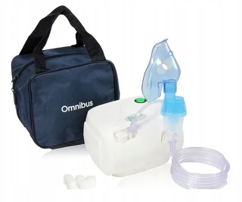 INHALATOR OMNIBUS CN116 NEBULIZATOR PRACA CIĄGŁA GRATIS ZESTAW DO INHALACJI