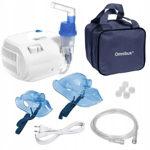 INHALATOR OMNIBUS CN116 NEBULIZATOR PRACA CIĄGŁA GRATIS ZESTAW DO INHALACJI