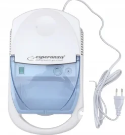 Inhalator pneumatyczny tłokowy Esperanza Zephyr ECN002 biały, błękitny