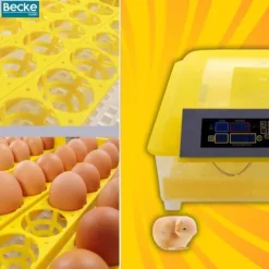 Inkubator wylęgarka klujnik automatyczny do wylęgu drobiu hodowla 48 jajek
