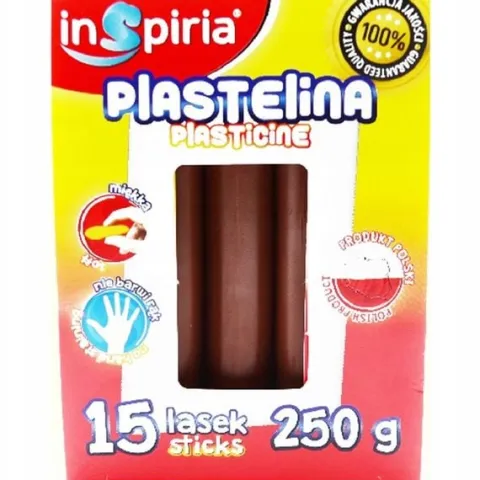 Inspiria plastelina duży zestaw przedszkolny 12 kolorów 3 kg
