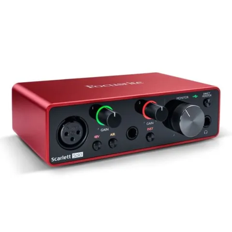 Interfejs audio Focusrite Scarlett Solo 3rd Gen USB XLR Jack 6,3 mm