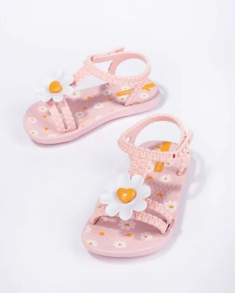 Ipanema DAISY BABY dziecięce sandały 83355-AH420 PINK/YELLOW 27-28