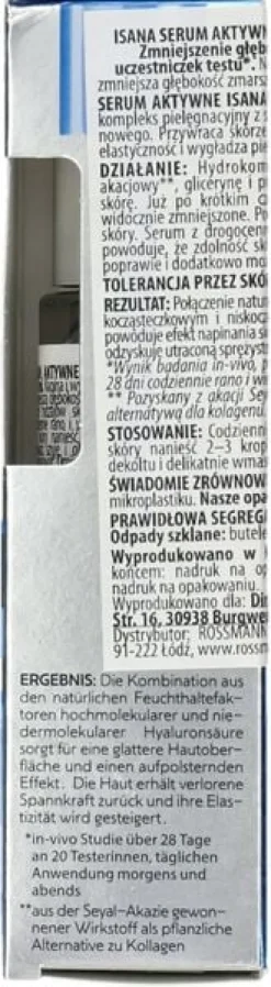 ISANA HYALURON INTENSE SERUM DO TWARZY 30 ML