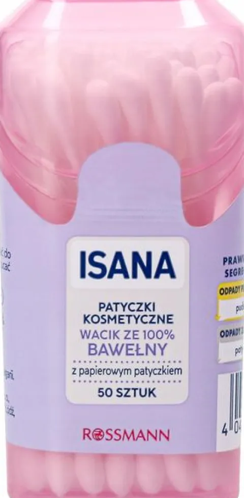 ISANA PATYCZKI KOSMETYCZNE TRAVEL BOX 50 SZT