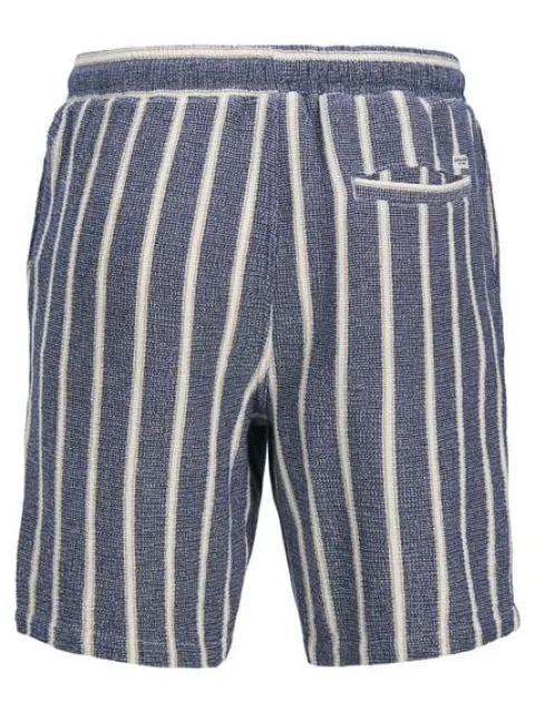 Jack&Jones krótkie joggery JPSTJAIDEN COBA STRIPE JOG SHORTS REG SN 12274413 OCEAN CAVERN M
