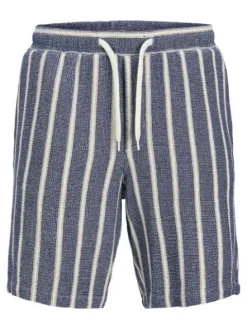 Jack&Jones krótkie joggery JPSTJAIDEN COBA STRIPE JOG SHORTS REG SN 12274413 OCEAN CAVERN M