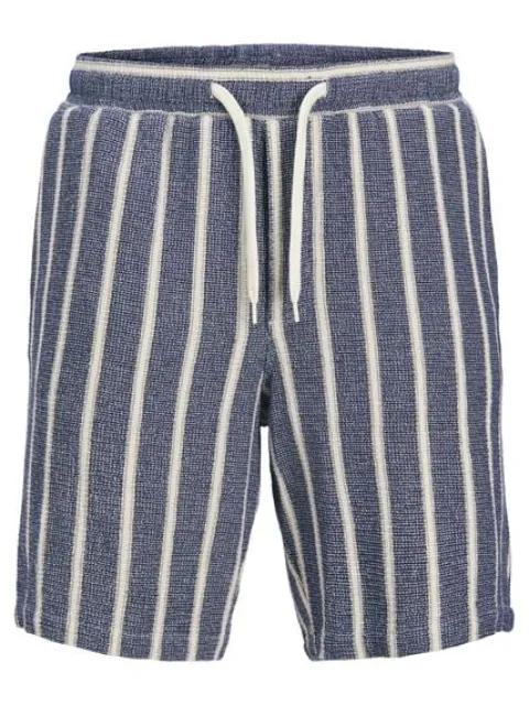 Jack&Jones krótkie joggery JPSTJAIDEN COBA STRIPE JOG SHORTS REG SN 12274413 OCEAN CAVERN M