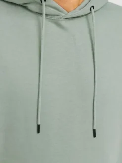 Jack&Jones męska bluza z kapturem JJESTAR BASIC SWEAT HOOD NOOS 12208157 ICEBERG GREEN M