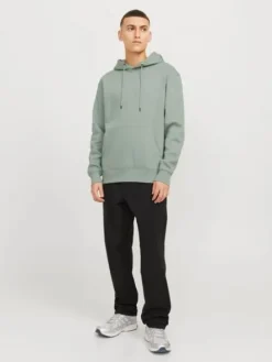 Jack&Jones męska bluza z kapturem JJESTAR BASIC SWEAT HOOD NOOS 12208157 ICEBERG GREEN M