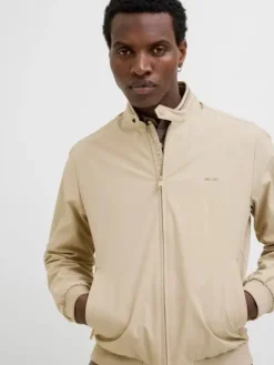 Jack&Jones męska kurtka JPRBLUBRAD BOMBER JACKET SN 12273393 WHITE PEPPER L