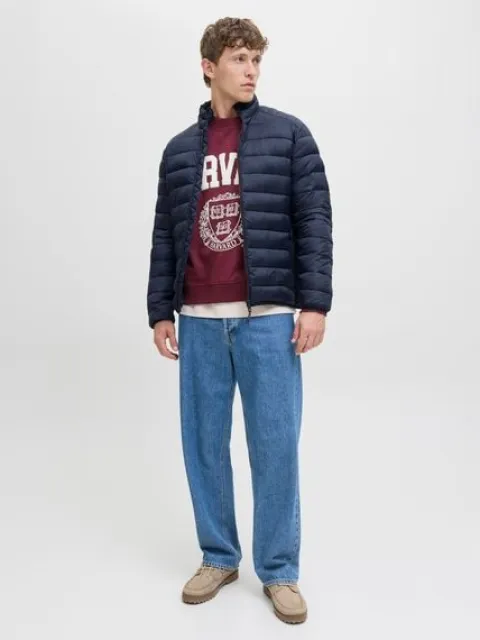 Jack&Jones męska kurtka puchowa JJEBRADLEY LIGHT PUFFER COLLAR NOOS 12280971 SKY CAPTIN M
