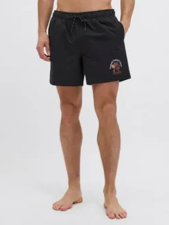Jack&Jones szorty kąpielowe JPSTMAUI STAR SWIMSHORTS STYD SS25 12287670 BLACK 2XL