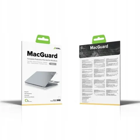 JCPAL Folia MacGuard dla MacBook Air 2018 13" - Space Gray (2in1)