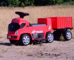 JEŹDZIK, CIĘŻARÓWKA NA AKUMULATOR Z PRZYCZEPĄ I DŹWIĘKAMI/GTS-6688-E