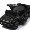 JEŹDZIK NA AKUMULATOR, PCHACZ, ODPYCHACZ MERCEDES G 63 AMG 6X6, MIĘKKIE KOŁA, DASZEK , STEROWANIE RĄCZKĄ /1838 LONG