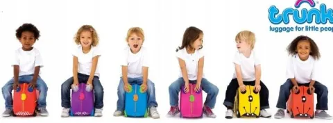 Jeździk walizka TRUNKI - jeżdżąca walizeczka 2w1
