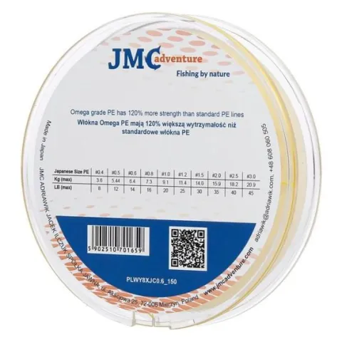 JMC ADVENTURE PLECIONKA JAPOŃSKA 8XCJ ŻÓŁTA #0.6