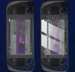 JSAUX 2x Matowe szkło ochronne - prosta instalacja Steam Deck / OLED
