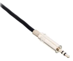 Kabel audio sygnałowy mini Jack 3,5 mm Jack 6,3 mm stereo AUX 50 cm pro snake