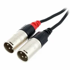 Kabel audio sygnałowy 2x RCA Cinch XLR 1,5m REAN Neutrik Cordial CFU 1.5 MC