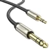 Kabel Audio UGREEN AV127 Jack 3.5mm DO TRS 3m Pozłacany
