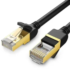 Kabel Ethernet UGREEN Cat.7 5m 10Gbps Okrągły Czarny RJ45