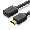 Kabel HDMI UGREEN HD107 Przedłużacz 1m Full HD 4K DO TV czarny