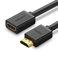 Kabel HDMI UGREEN HD107 Przedłużacz 1m Full HD 4K DO TV czarny