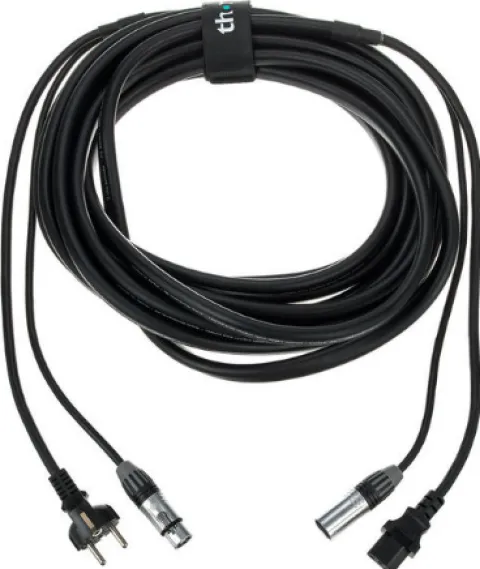 Kabel hybrydowy zasilająco-sygnałowy mikrofonowy XLR IEC 10m the sssnake