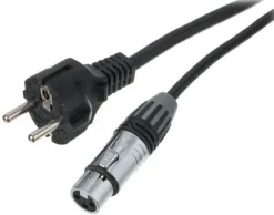 Kabel hybrydowy zasilająco-sygnałowy mikrofonowy XLR IEC 10m the sssnake