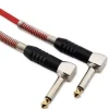 Kabel instrumentalny JACK 6,3mm kątowy 1,5m Red's Music GC0315C-RED PL