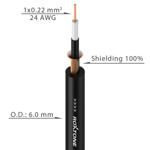Kabel instrumentalny SAMURAI Roxtone SGJJ110L3