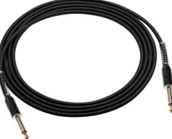 Kabel instrumentalny sygnałowy JACK 6,3mm 3m Czarny