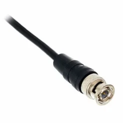 Kabel przewód antenowy BNC 0,5 m czarny 50 Ohm RG58 pro snake