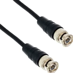 Kabel przewód antenowy BNC 0,25 m czarny 50 Ohm RG58 pro snake