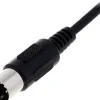Kabel przewód audio sygnałowy MIDI DIN 5 pin 1 m the sssnake SK366-1-BLK