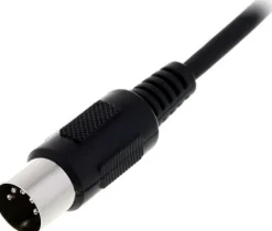 Kabel przewód audio sygnałowy MIDI DIN 5 pin 1 m the sssnake SK366-1-BLK