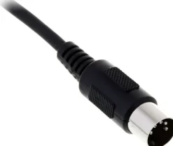 Kabel przewód audio sygnałowy MIDI DIN 5 pin 1 m the sssnake SK366-1-BLK