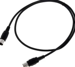 Kabel przewód audio sygnałowy MIDI DIN 5 pin 1 m the sssnake SK366-1-BLK