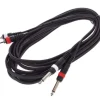 Kabel przewód audio sygnałowy 2x RCA Cinch Jack 6,3 mm 5 m the sssnake