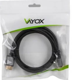 KABEL PRZEWÓD HDMI 2.0 HIGH SPEED 48bit TV PC PRO 3D 4K FHD/144Hz VAYOX 10m